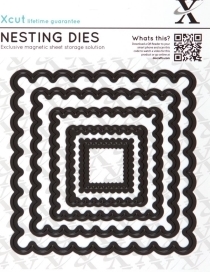 Nesting Dies (5pcs) - Scalloped Square
